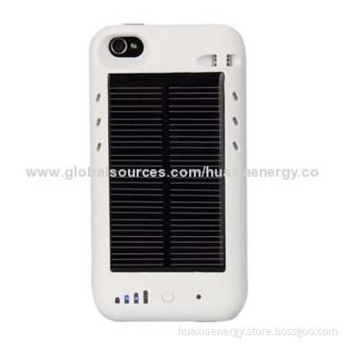 2,400mAh External Solar Power Case for iPhone 4/4S, 5V/100mA Solar Input, Low-carbon Environment